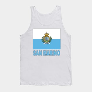 The Pride of San Marino - National Flag Design Tank Top